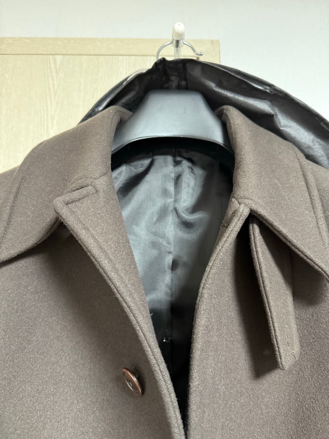 쿠어 mtr 발마칸 코트 딥브라운 S사이즈 상품이미지5