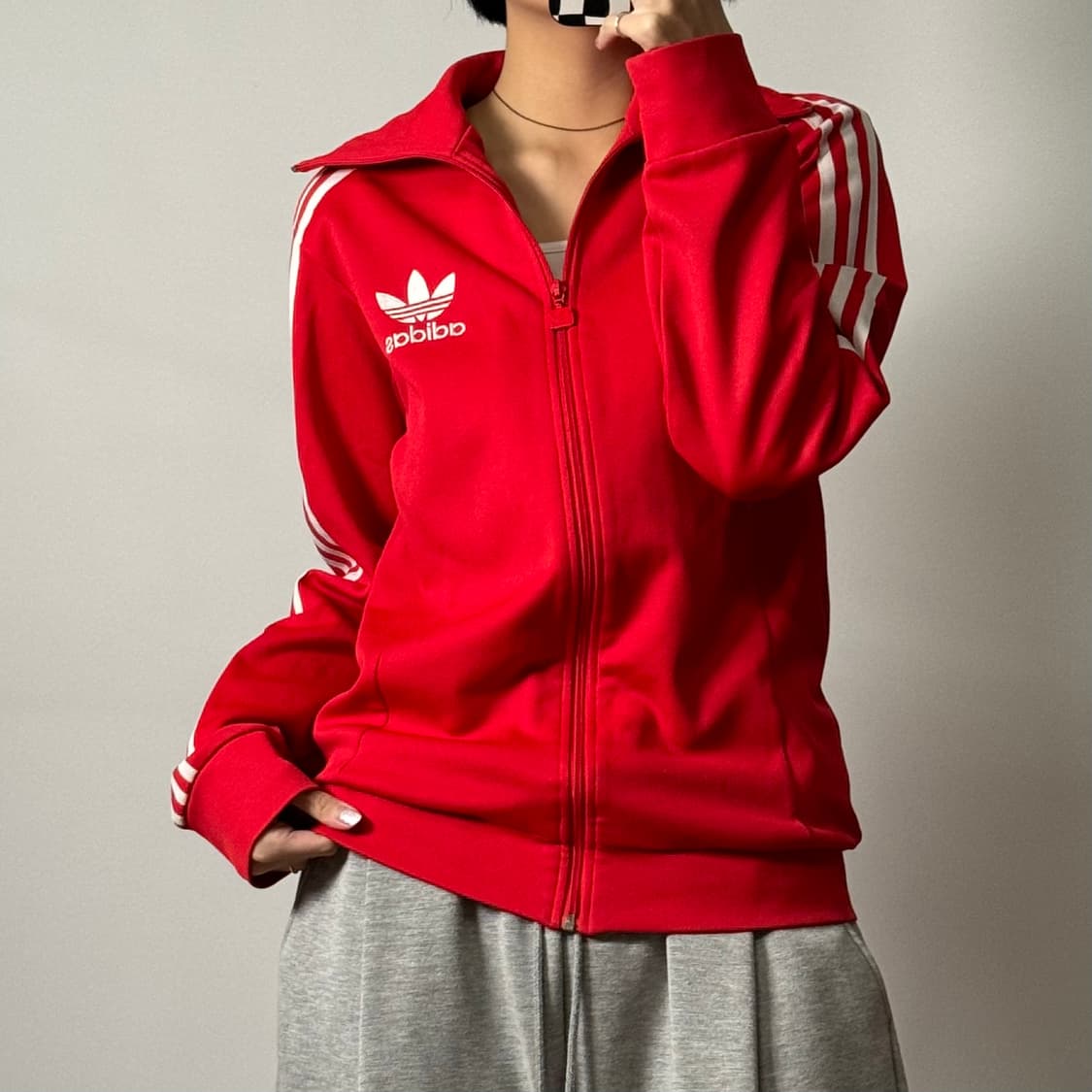 아디다스 유로파 트랙탑 져지 레드 90 [122405] 상품이미지1