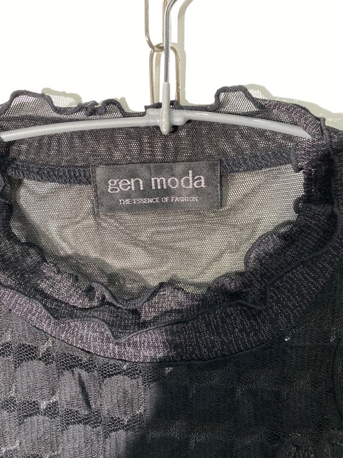gen moda 시스루 반팔 티셔츠 상품이미지3