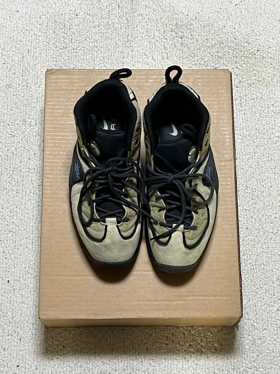 나이키 x 스투시 에어 페니 2 라탄 앤 라임스톤 상품이미지2