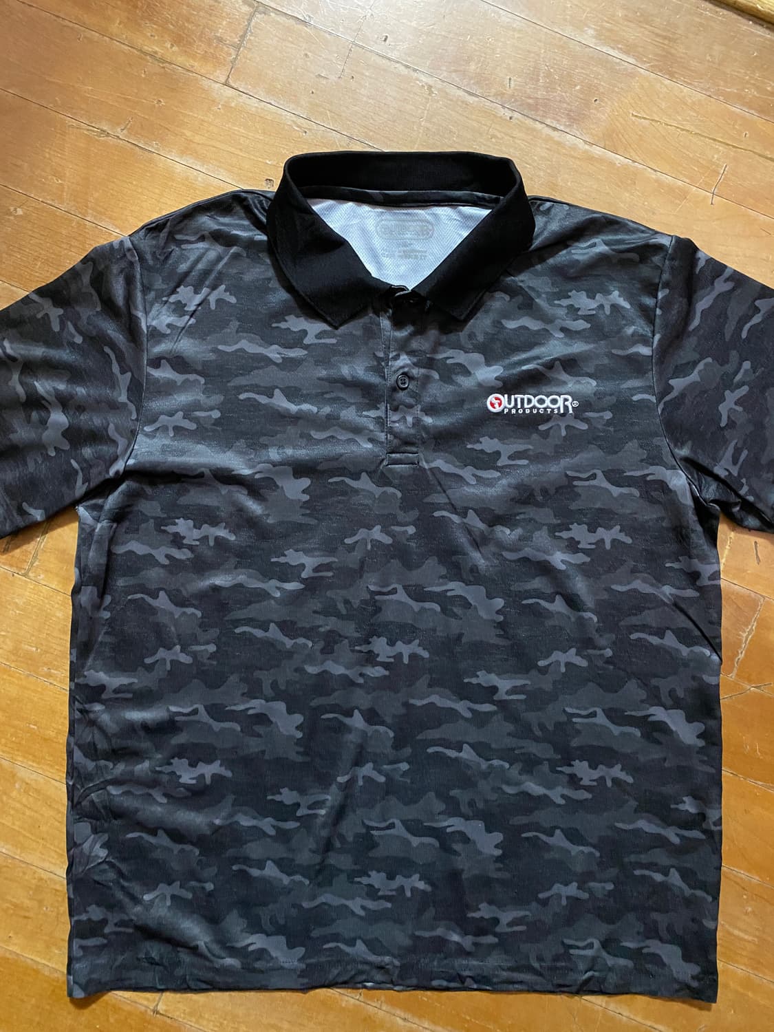 (일본판) 아웃도어프로덕트 카모 패턴 폴로티 LL (100~105) 상품이미지1