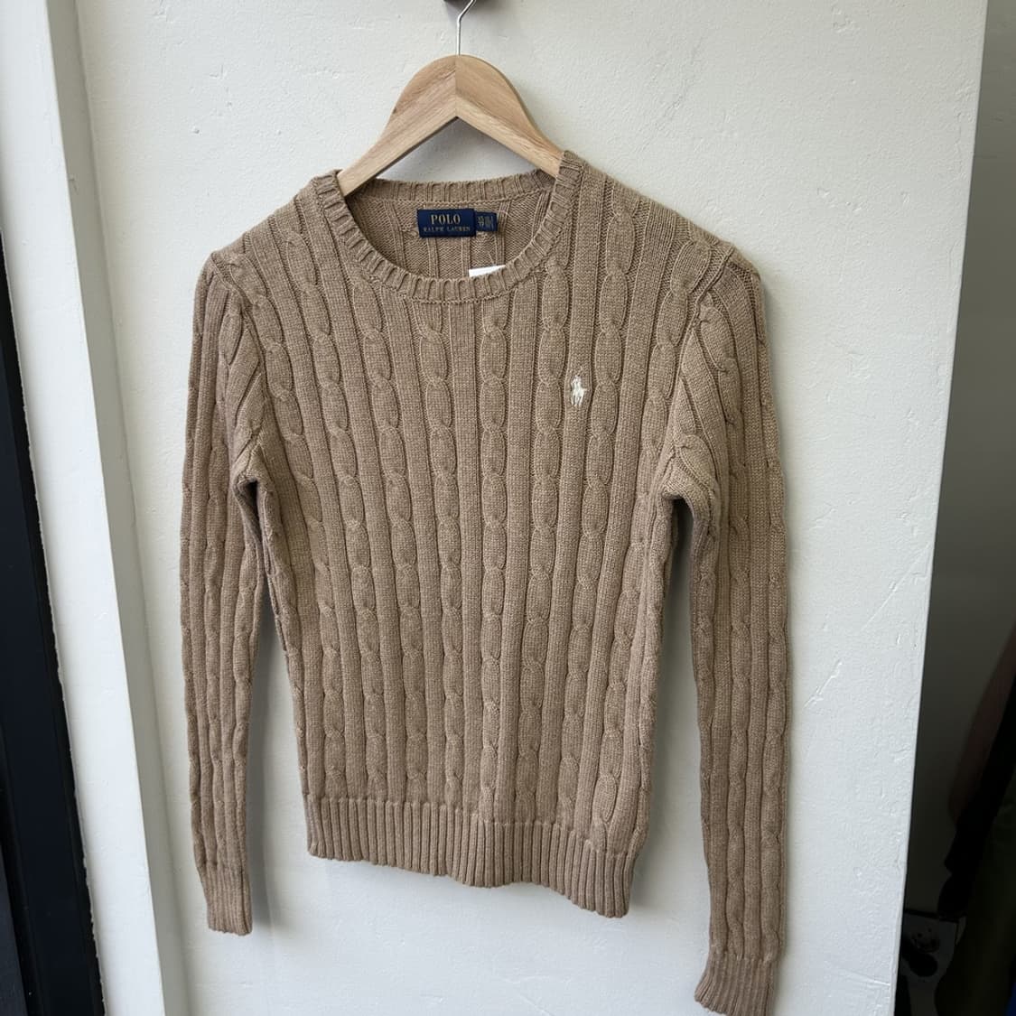 15598 - 폴로 랄프로렌 베이지 케이블 니트 상품이미지2