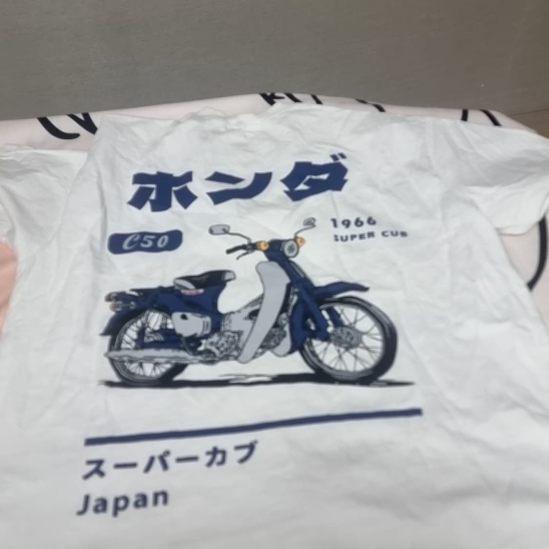 키린사의 한국제 혼다(Honda) 프린팅 반팔 티셔츠 화이트(free) 상품이미지2