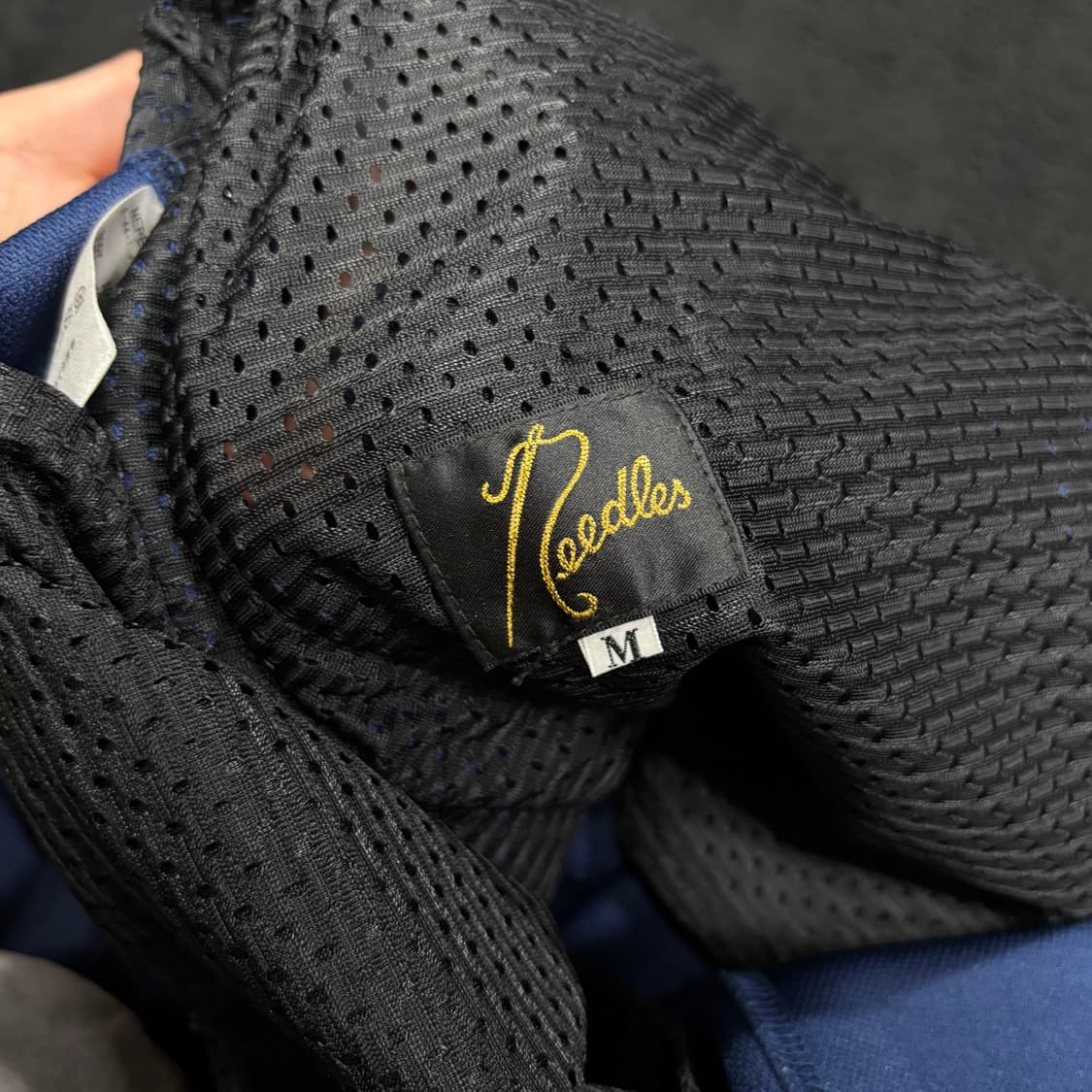 M 니들스 네이비 퍼플 트랙팬츠 상품이미지4