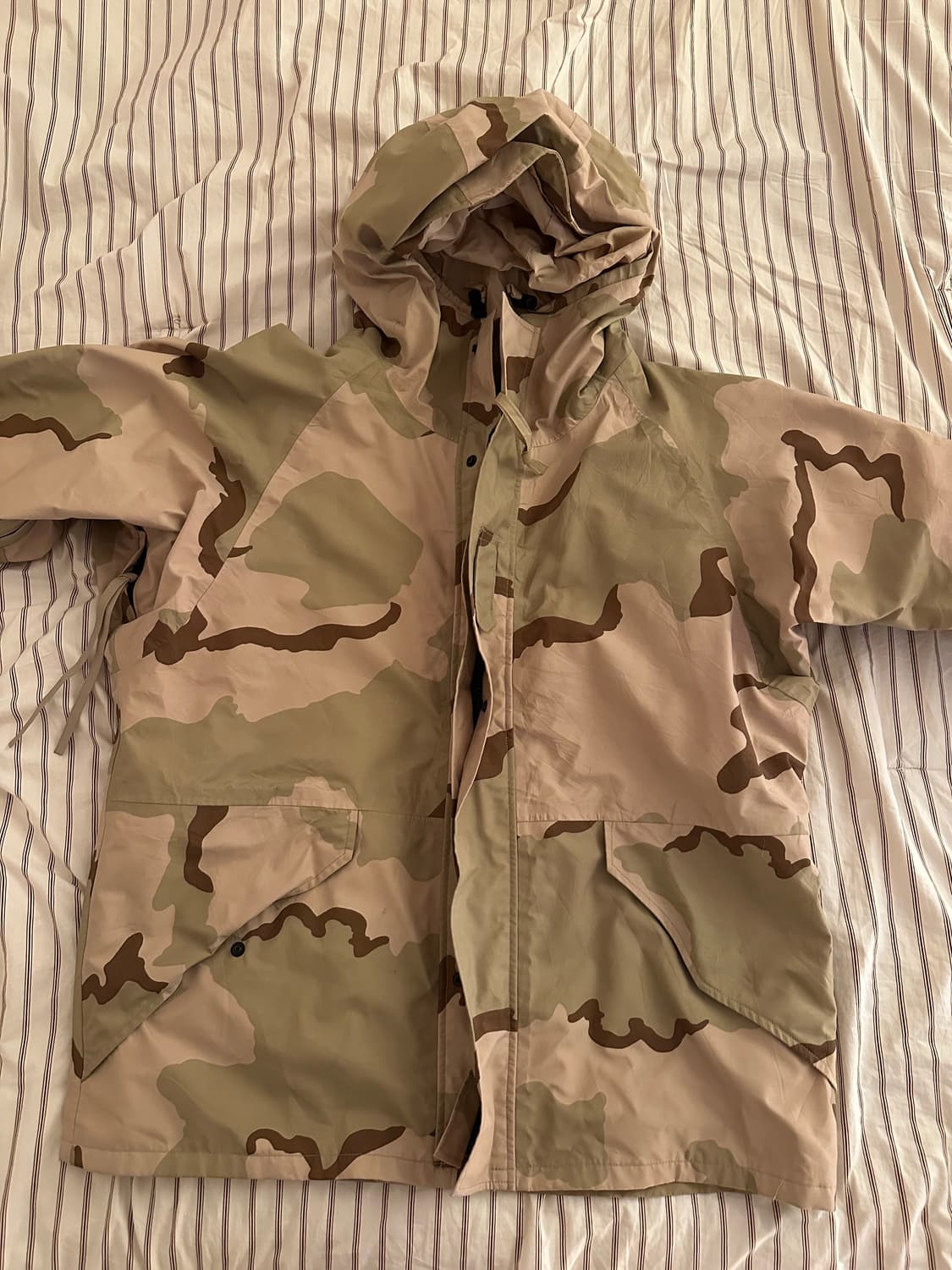 미군 OG 밀리터리 데저트 카모 고어텍스 바람막이 ECWCS 파카105 상품이미지2