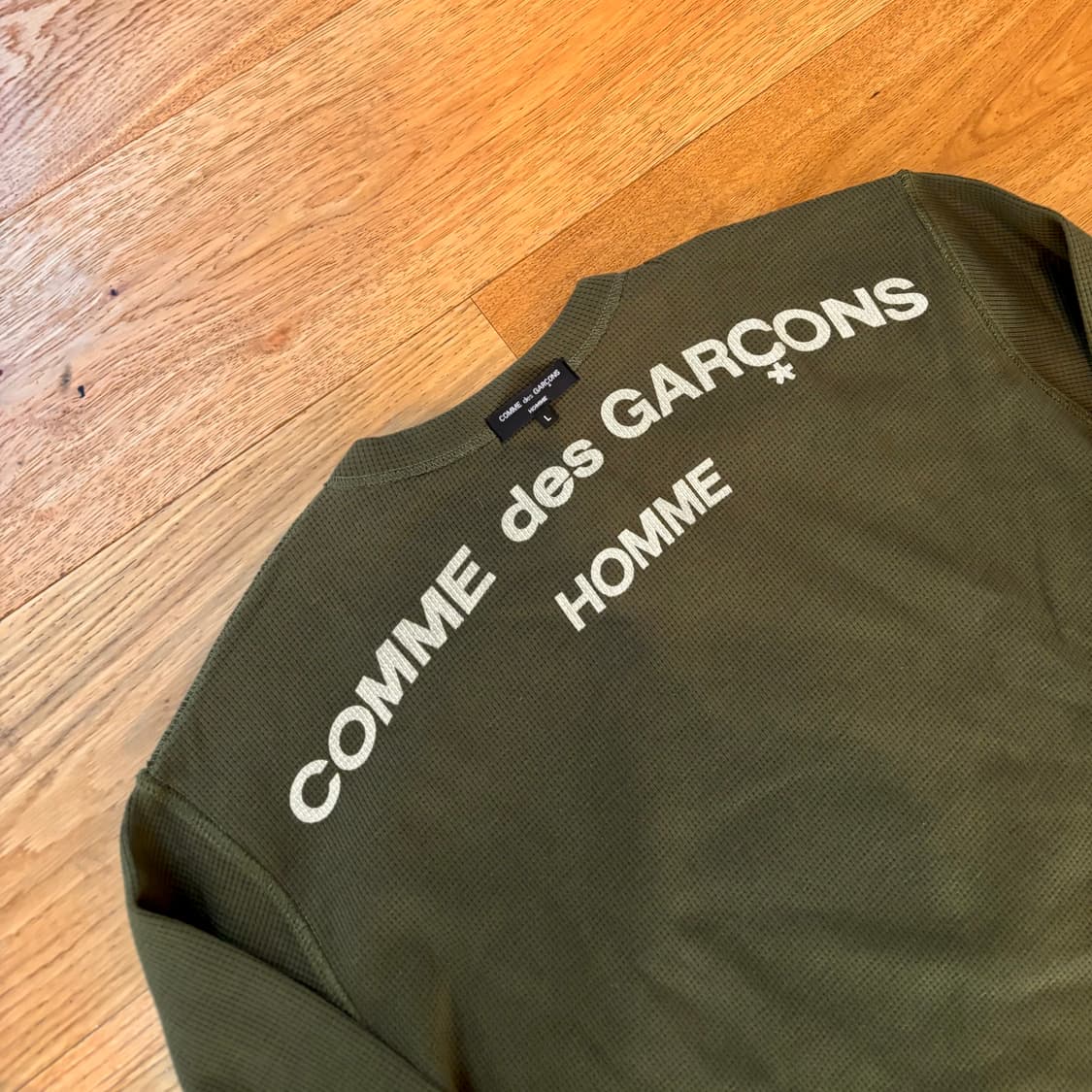 07 꼼데가르송 옴므 와플 니트 상품이미지2