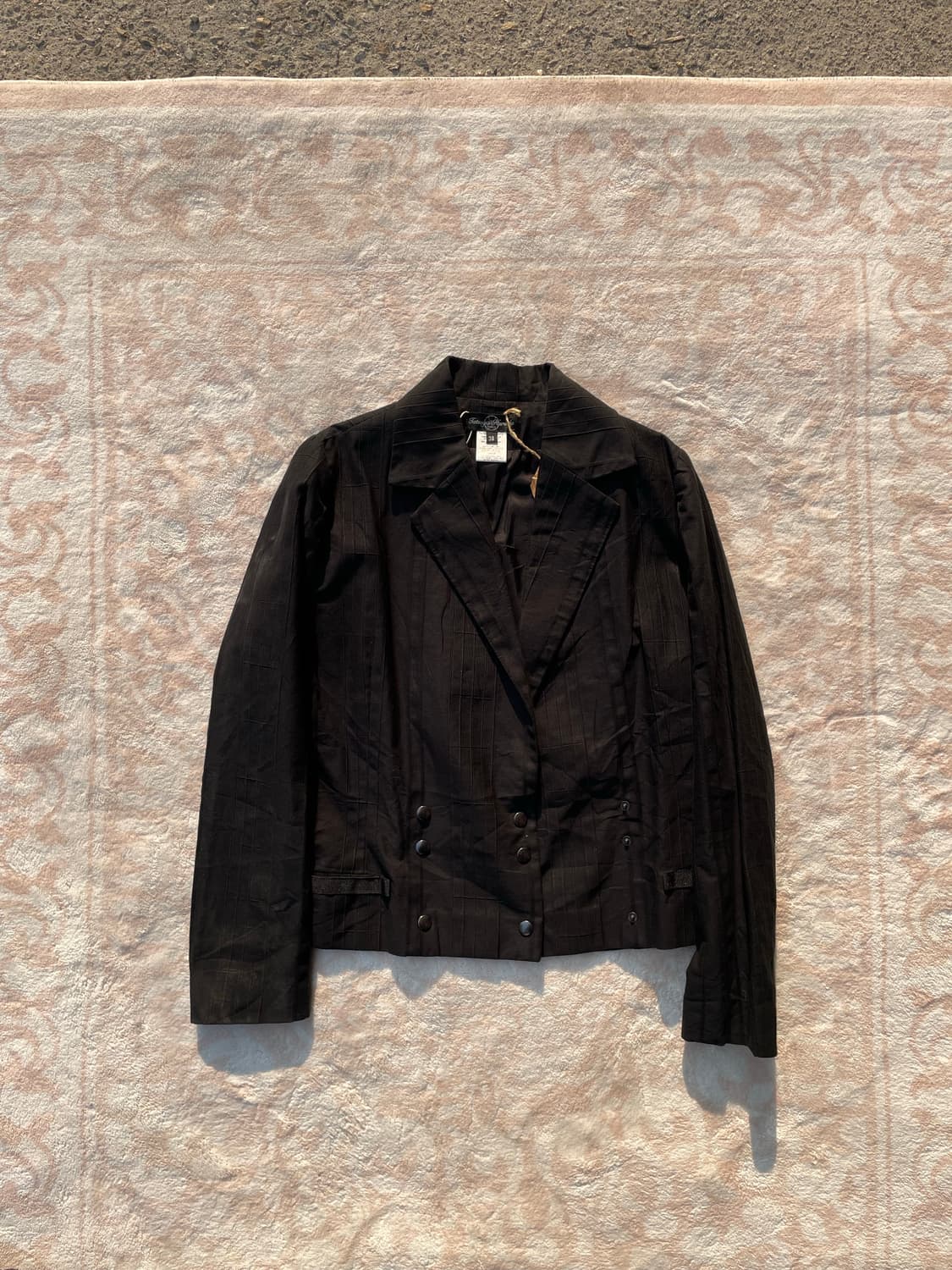 Tatsuya Kaneko Paris 크롭 더블 자켓 상품이미지1