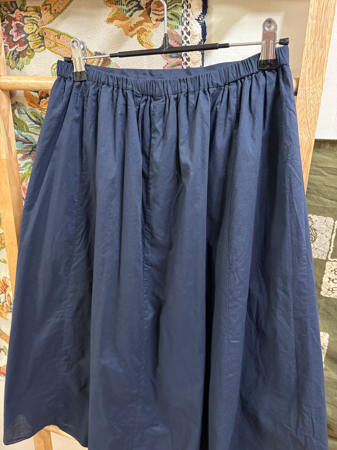 일본 st 모리 네이비 롱스커트 상품이미지5