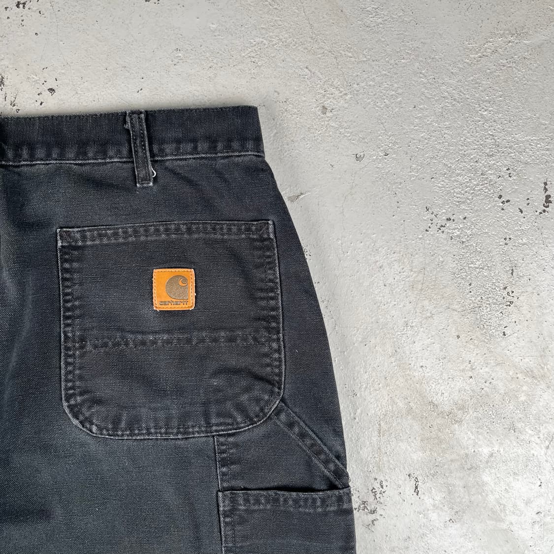 빈티지 칼하트 블랙 싱글니 카펜터 팬츠 B11BLK 상품이미지5