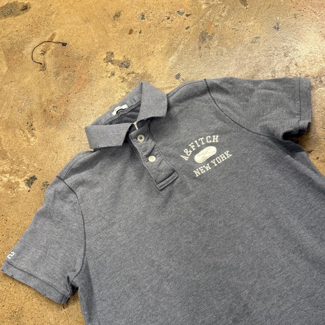 아베크롬비 그레이 PK 카라 반팔 티 상품이미지1