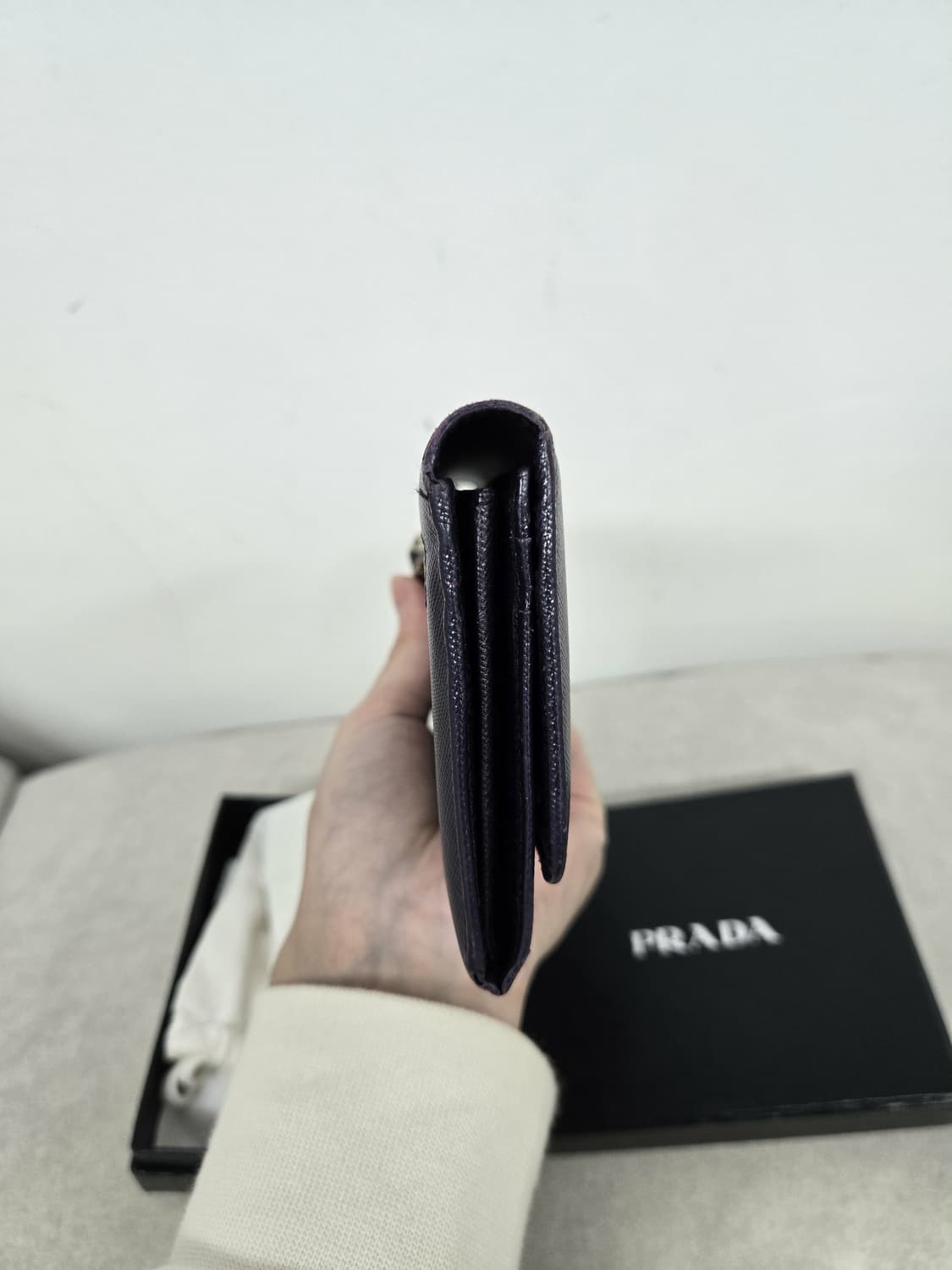 [보증서 정품]프라다 사피아노 장지갑 상품이미지3