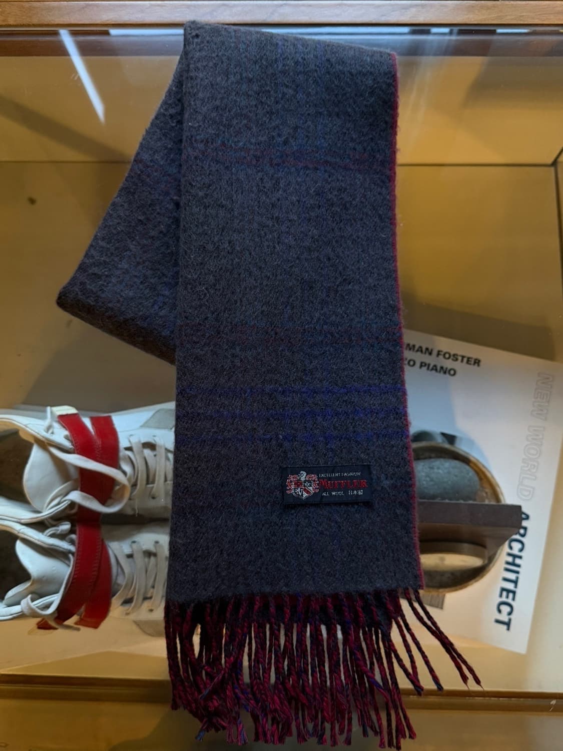 VTG 일본 램스울 머플러 상품이미지1