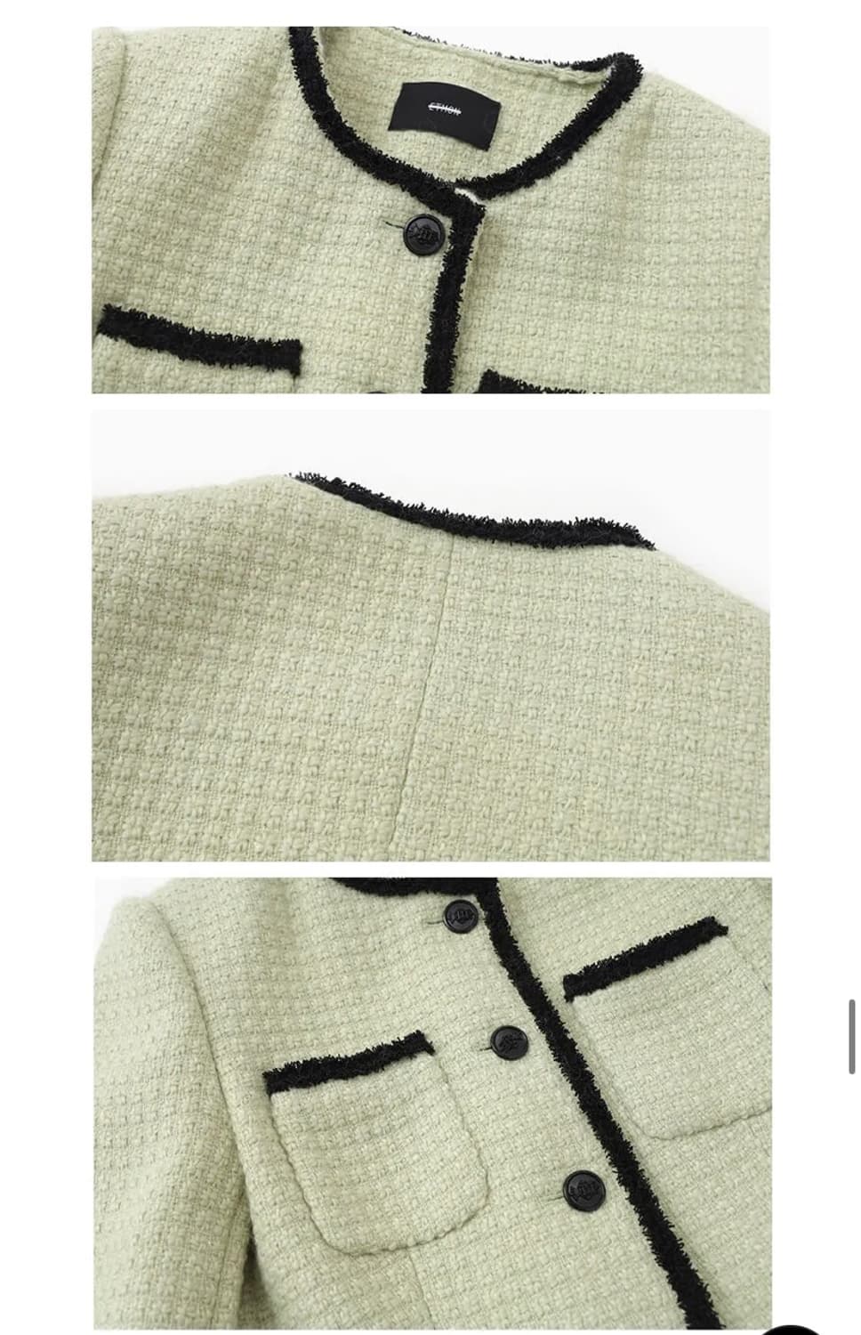 에트몽 trimmed tweed jaket 상품이미지4