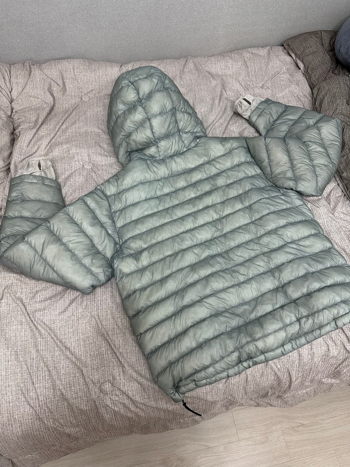 산산기어 서픽스 퍼퍼 자켓 스카이블루 23fw 2사이즈 상품이미지5