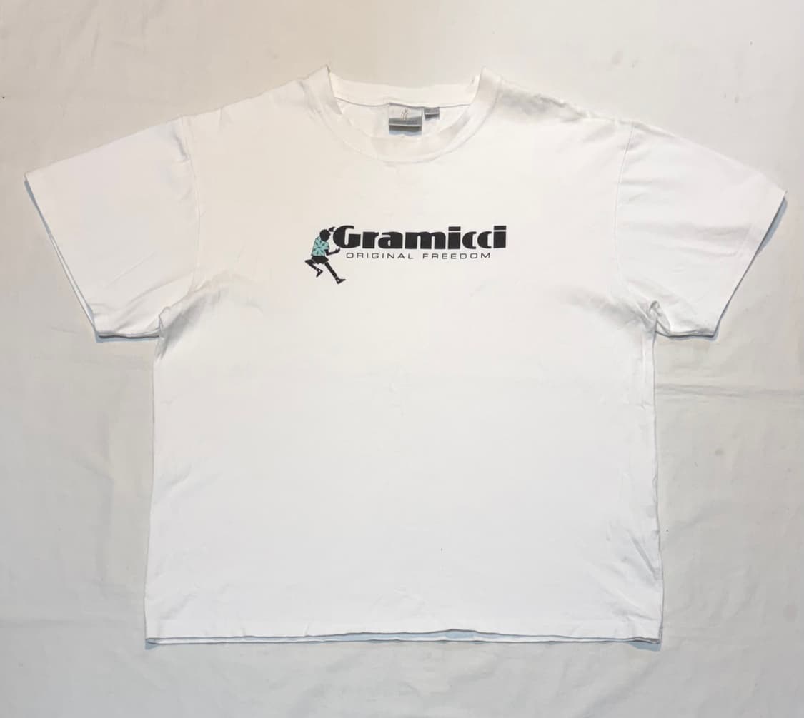 그라미치 스펠아웃 클라이밍 로고 반팔 티셔츠 화이트 상품이미지1