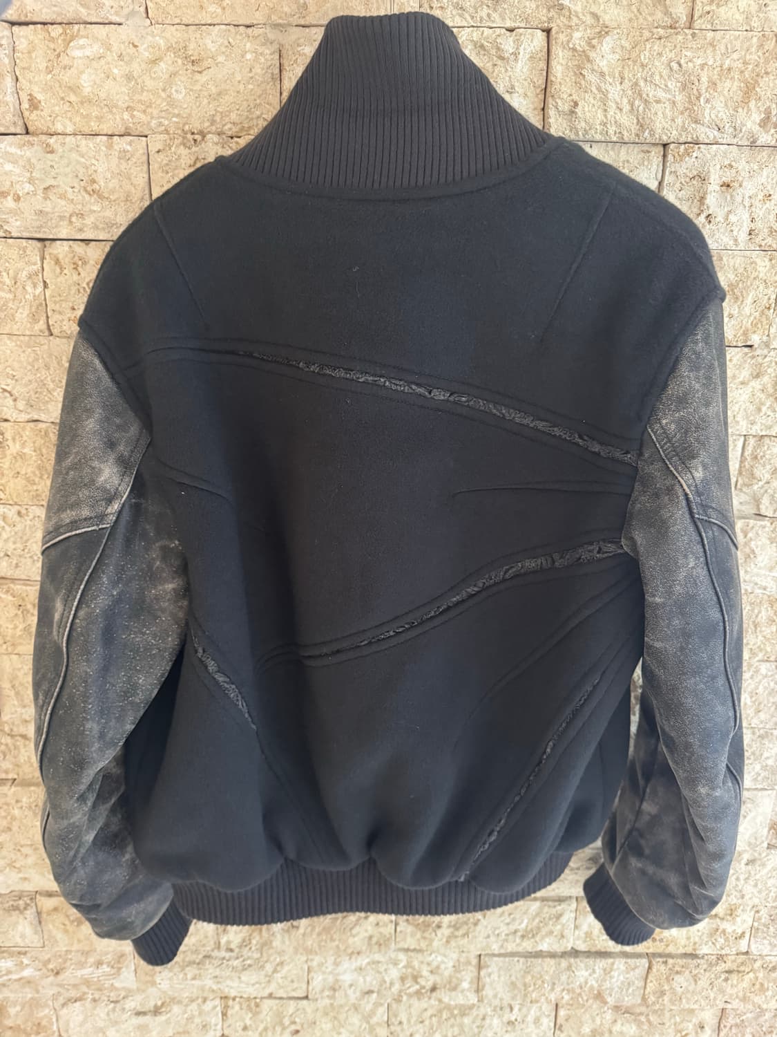 엑슬림 ep6 바시티 자켓 차콜 S 상품이미지2