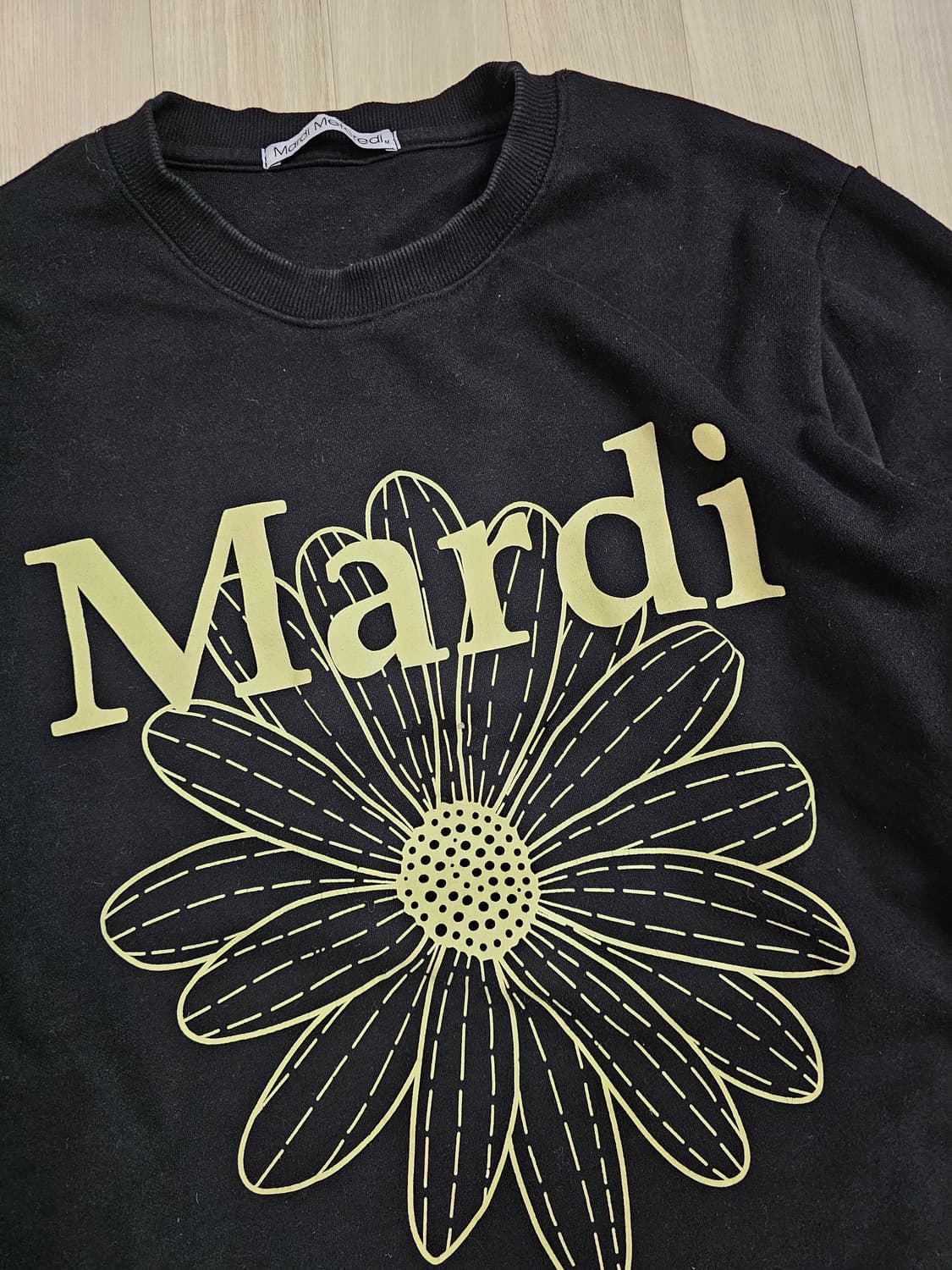 [M] 마르디 메르크디  플라워 로고 맨투맨 상품이미지3