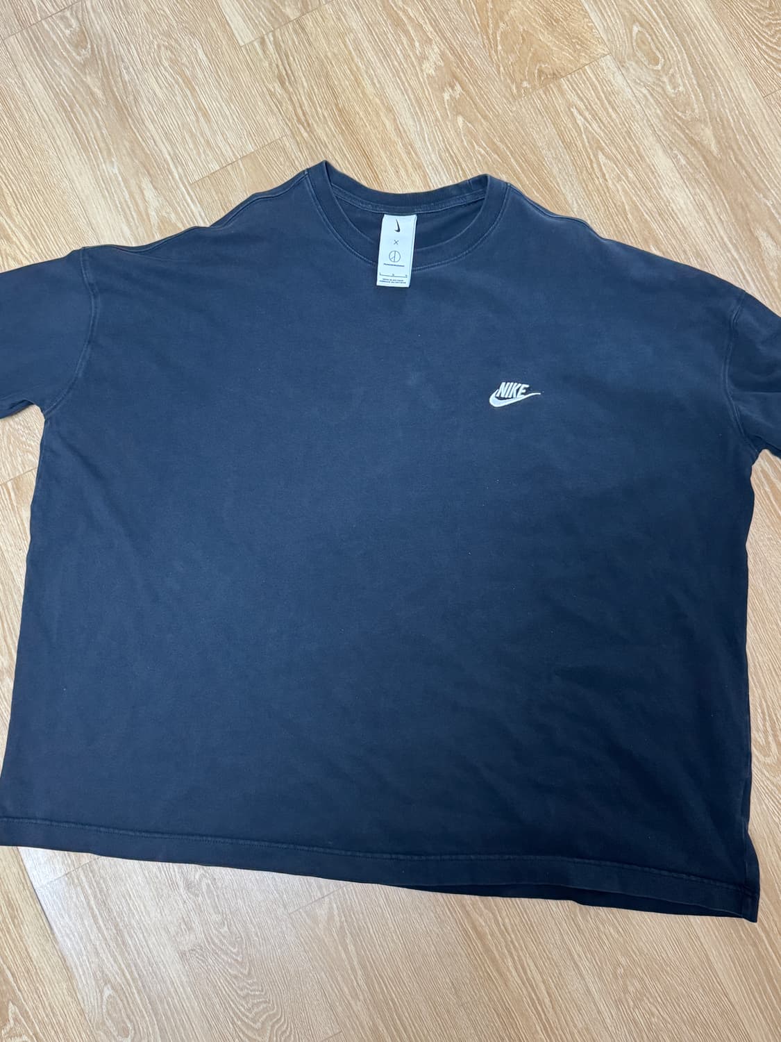 나이키 X 피스마이너스원 롱슬리브 티셔츠 블랙 L 상품이미지4