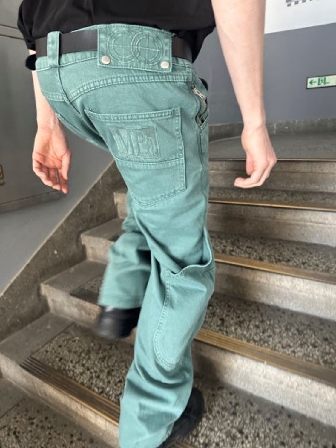 MPa CALF POCKET PANTS (EMERALD)  상품이미지2