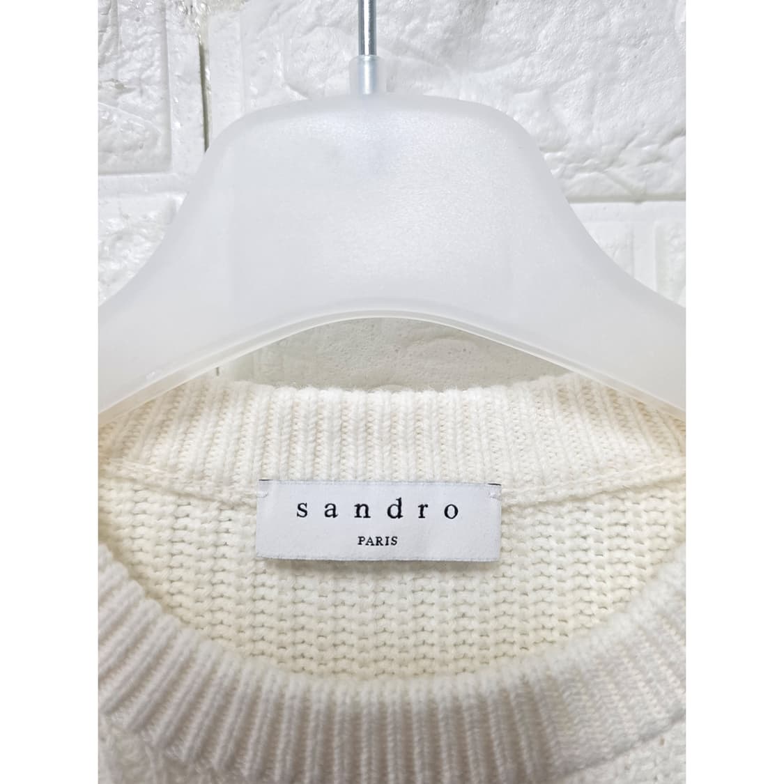 택포) 산드로 아이보리 니트 L 상품이미지2