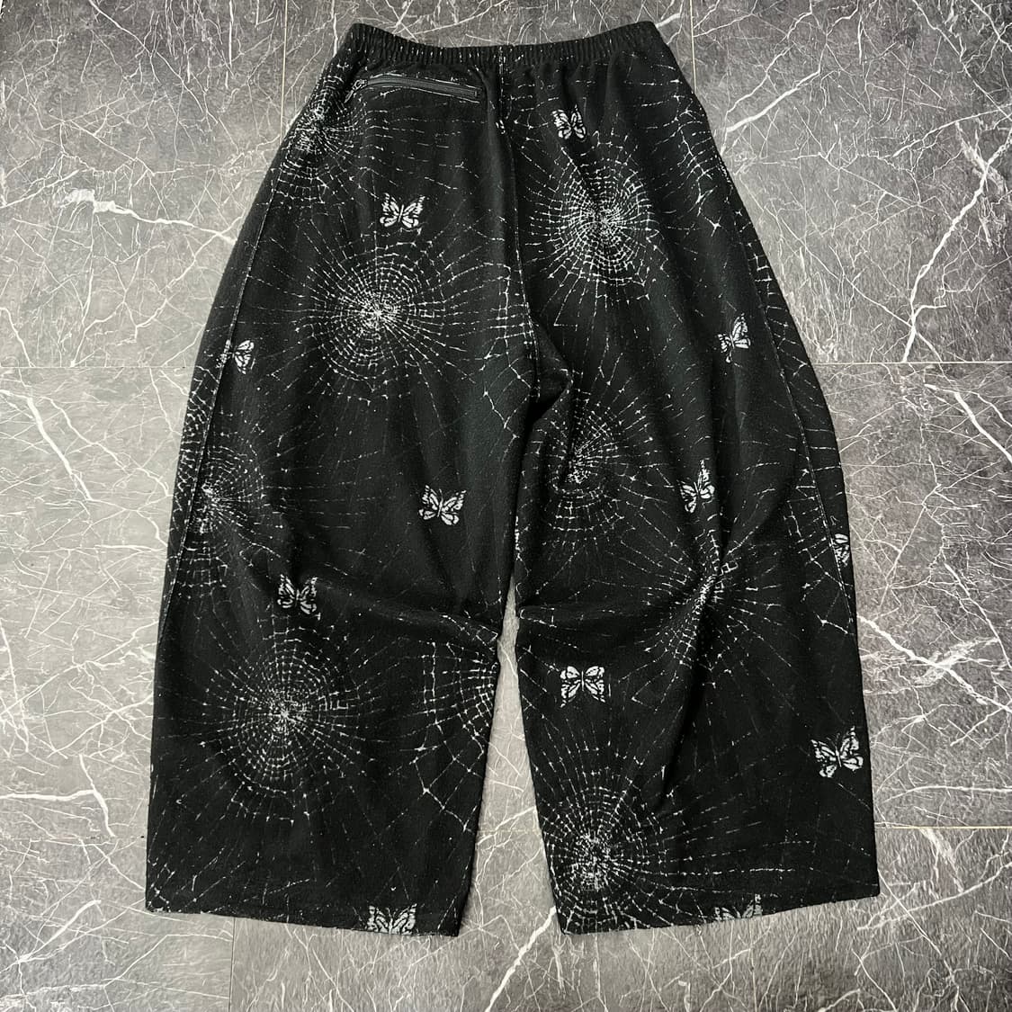 니들스 파일 자카드 스파이더 웹 H.D 트랙팬츠 블랙 상품이미지5
