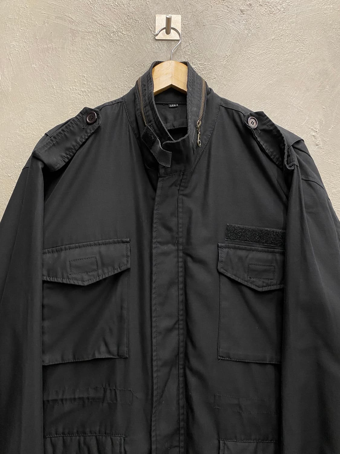 [XL] Vintage 빈티지 밀리터리 M65 블랙 코튼 필드자켓 상품이미지2