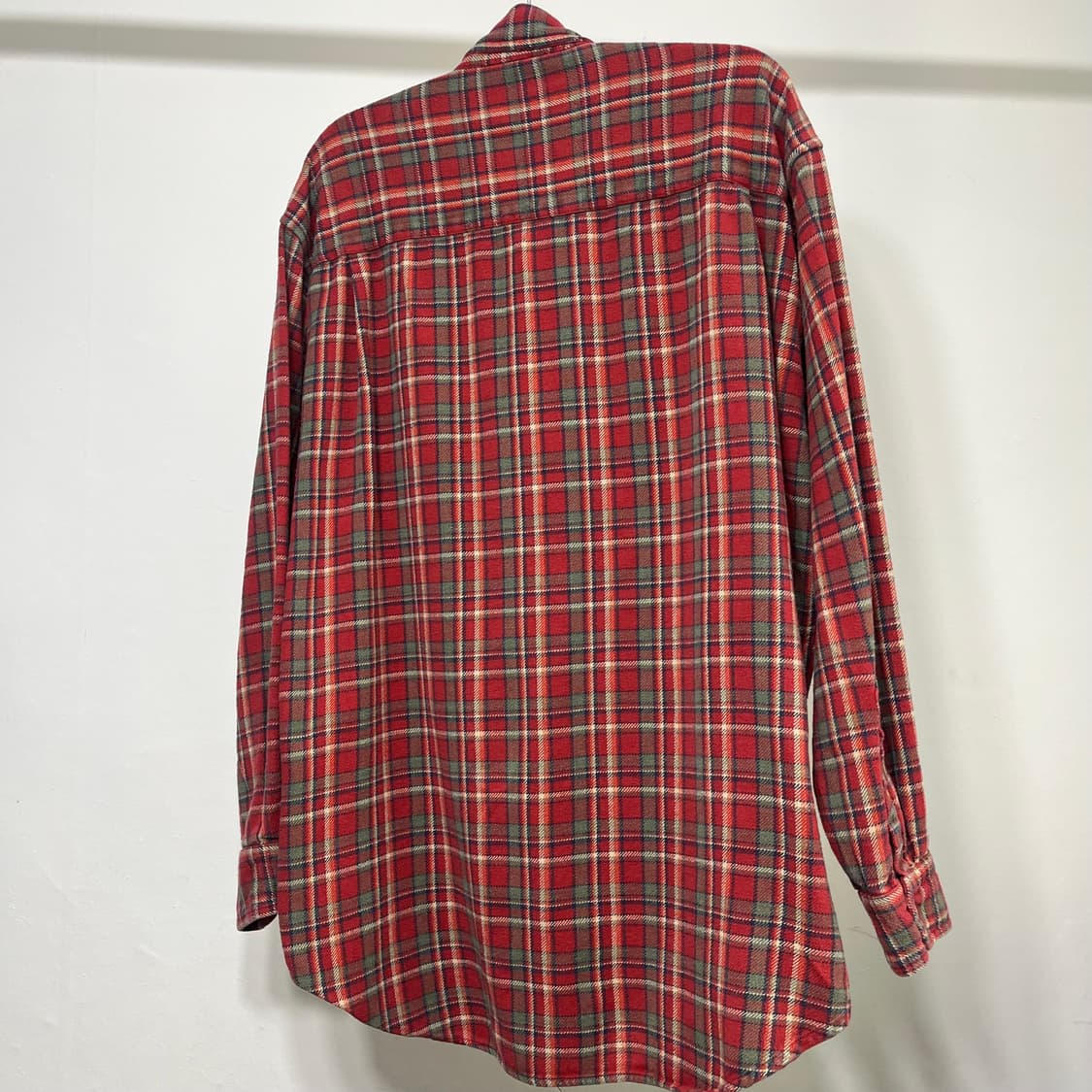 90s HEAVY COTTON FLANNEL 헤비코튼 플란넬 셔츠 상품이미지9