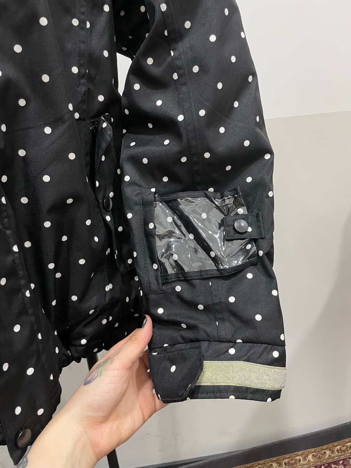 (빈티지) VAXPOT 폴카도트 땡땡이 스노우보드 패딩 상품이미지9