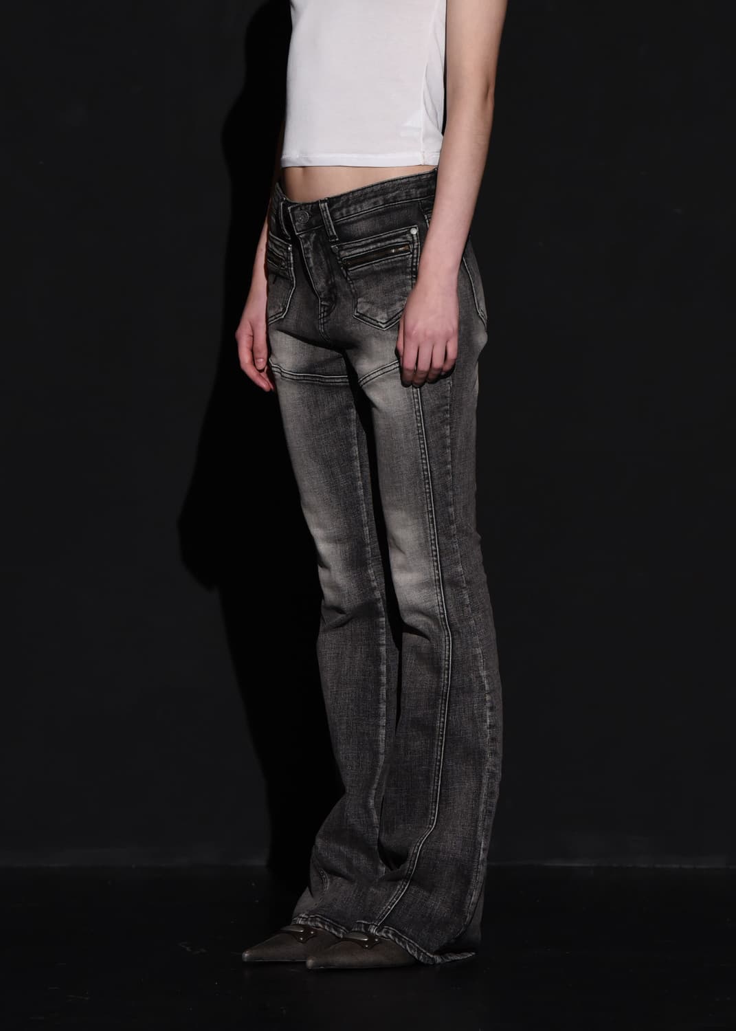 보헴서, 부츠컷 데님 팬츠 / BOOTS CUT DENIM PANTS 상품이미지2