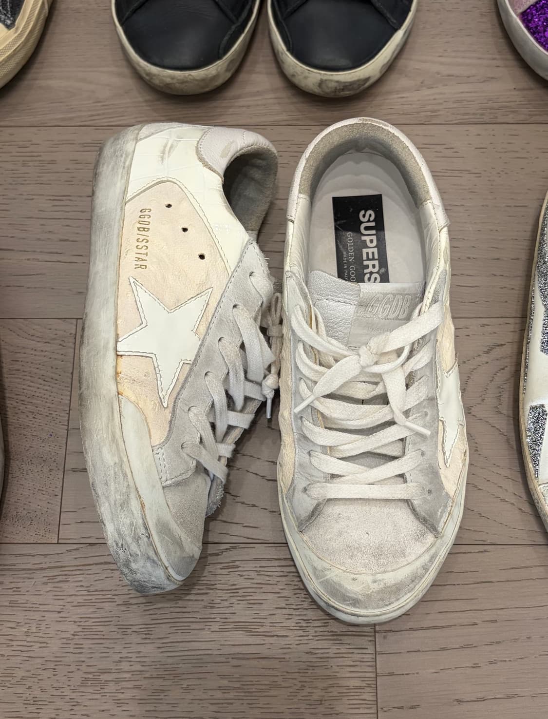 골든구스 화이트 스니커즈 상품이미지1