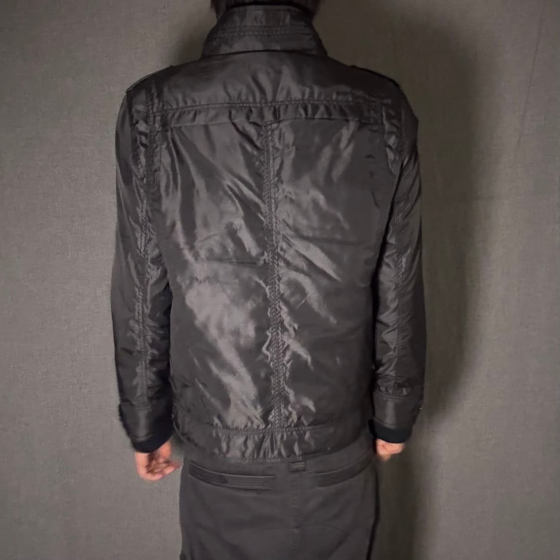 y2k 나일론 라이더 자켓 상품이미지6