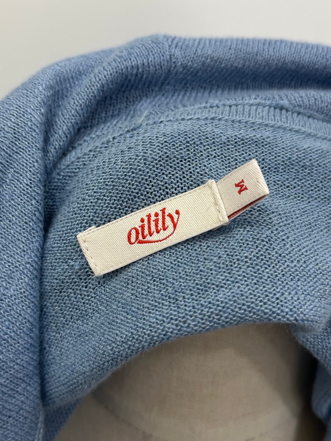 오일릴리 리넨 혼방 니트 후드 집업 상품이미지8