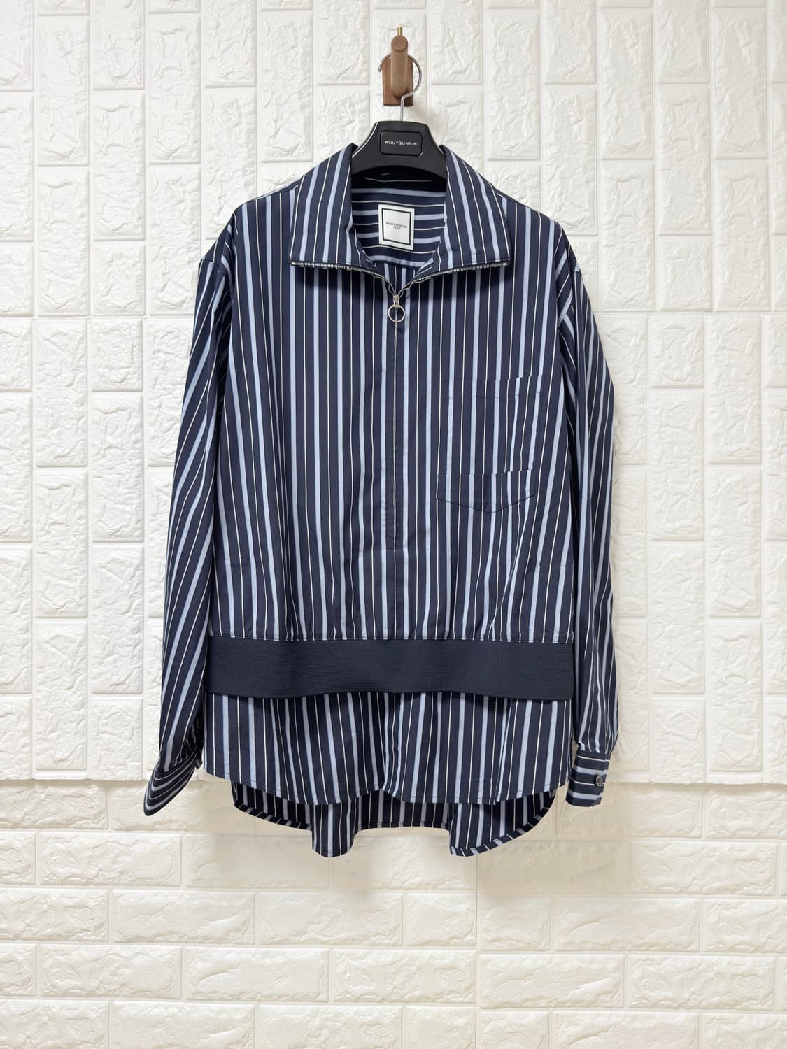 우영미 아노락셔츠 하프집업 자켓 (4장일괄 구매시 이상품 드립니다 상품이미지1