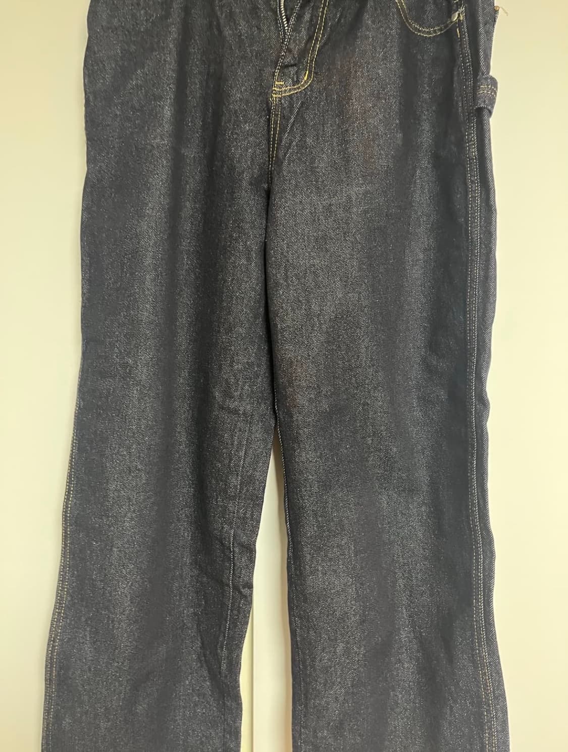 스웨이드 베기 데님 로우 인디고 M 상품이미지2