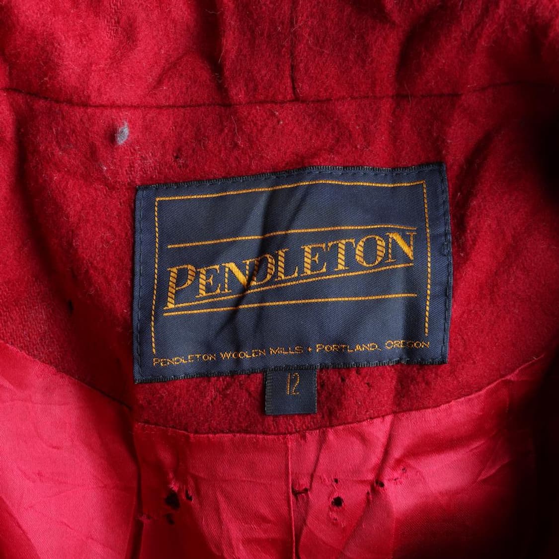 펜들턴 팬들턴 USA 미국발 빈티지 메리노울 더플 코트 남성 상품이미지6