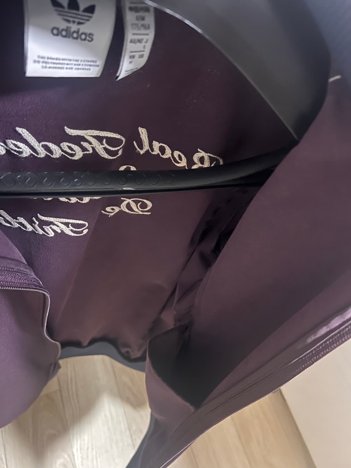 아디다스 베켄바우어 스페인 마룬 트랙탑 저지 져지집업 KR M 상품이미지5