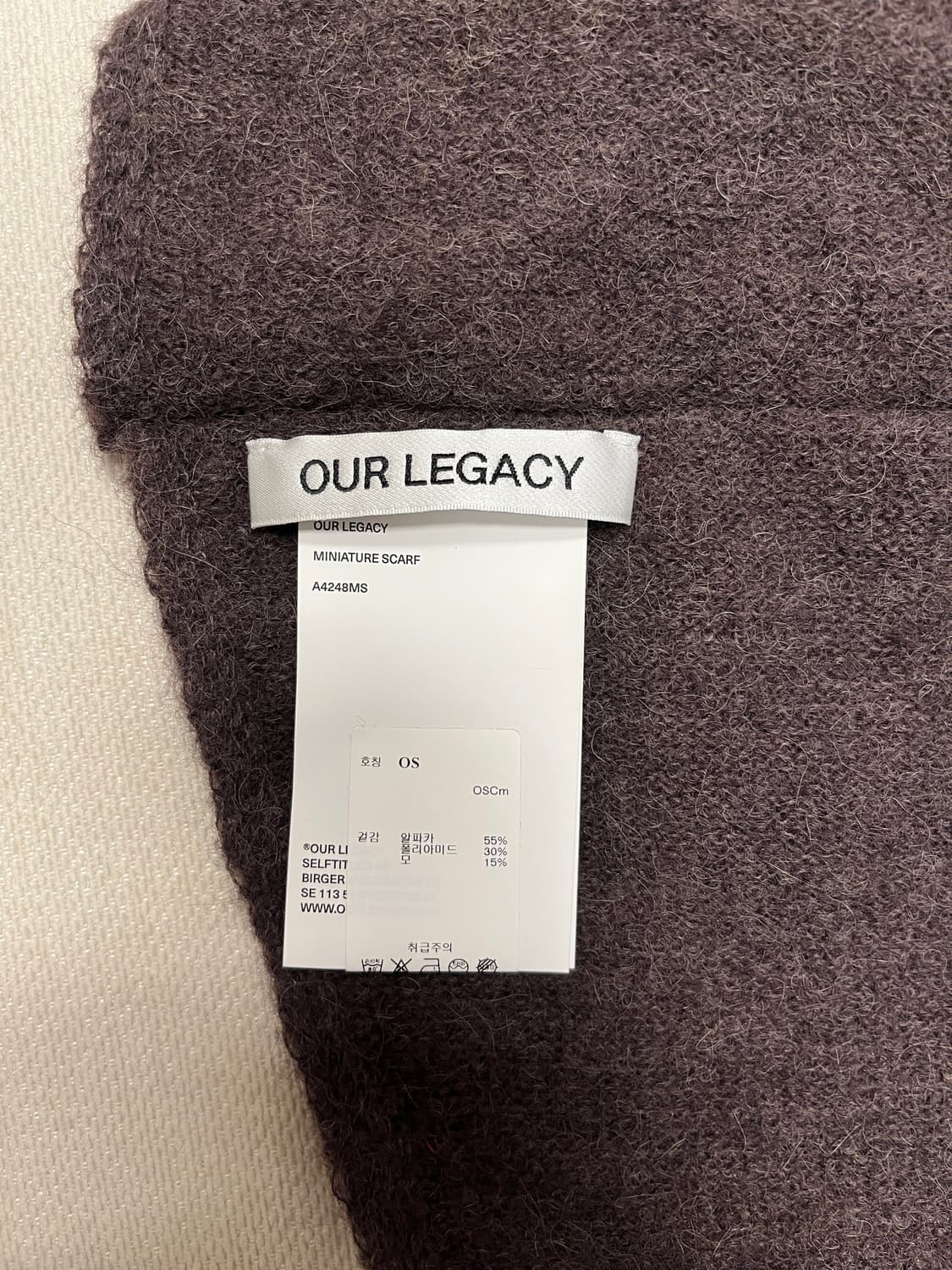 Our legacy 미니어쳐 스카프 상품이미지4