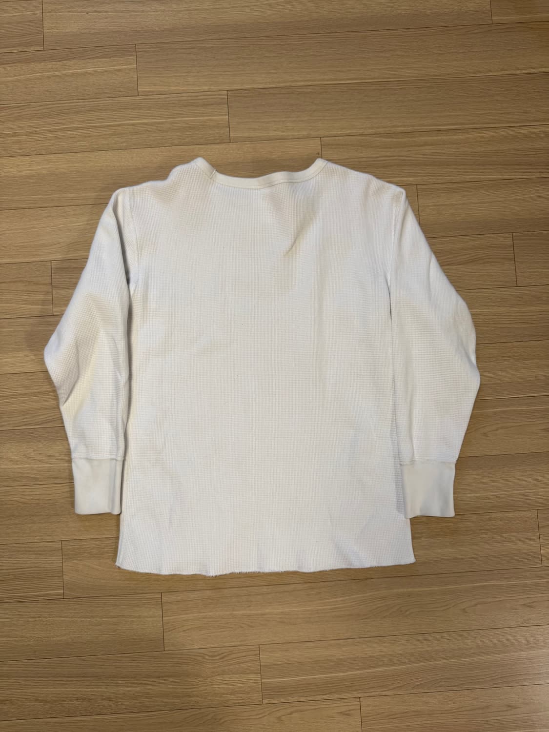 브론슨 논스탁 와플 티셔츠 화이트 M 상품이미지2