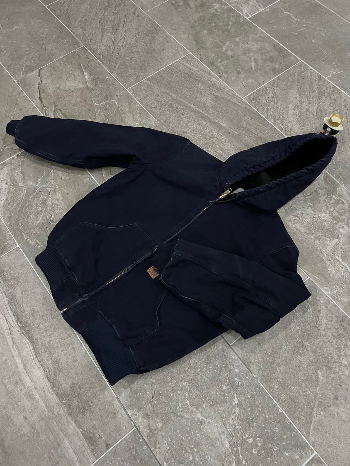 (S) 칼하트 덕 액티브 후드자켓 J130 MDT 미드나잇 상품이미지7