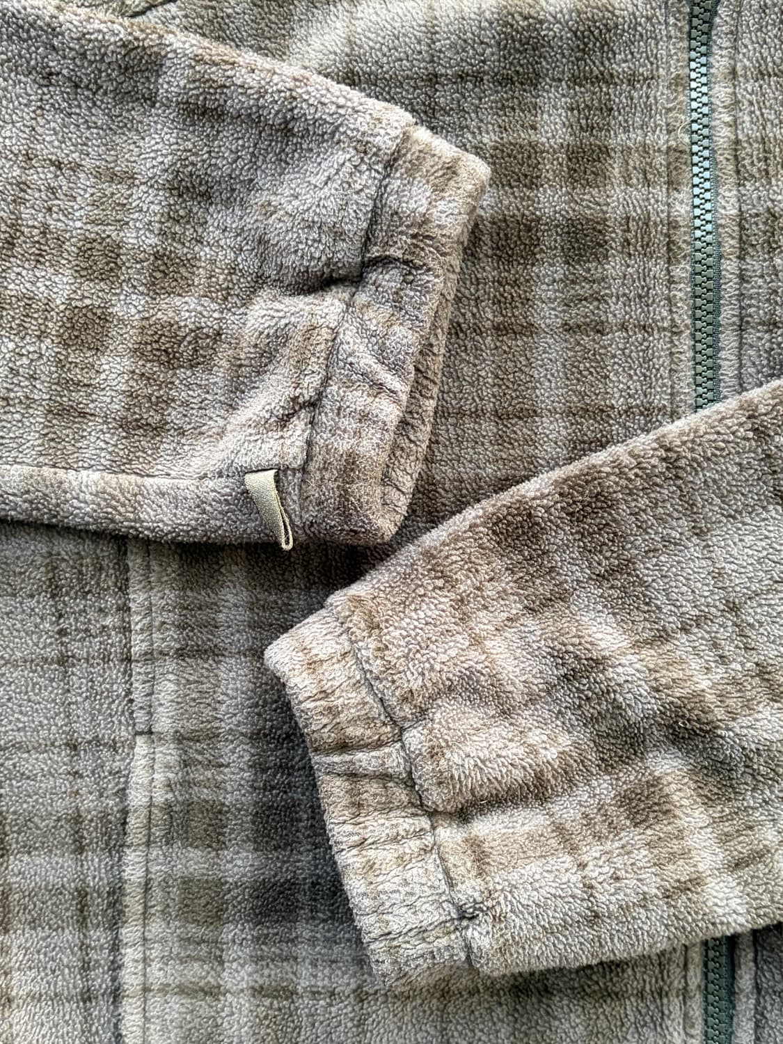 COLUMBIA 컬럼비아 브라운 체크 신칠라 플리스 100 상품이미지5