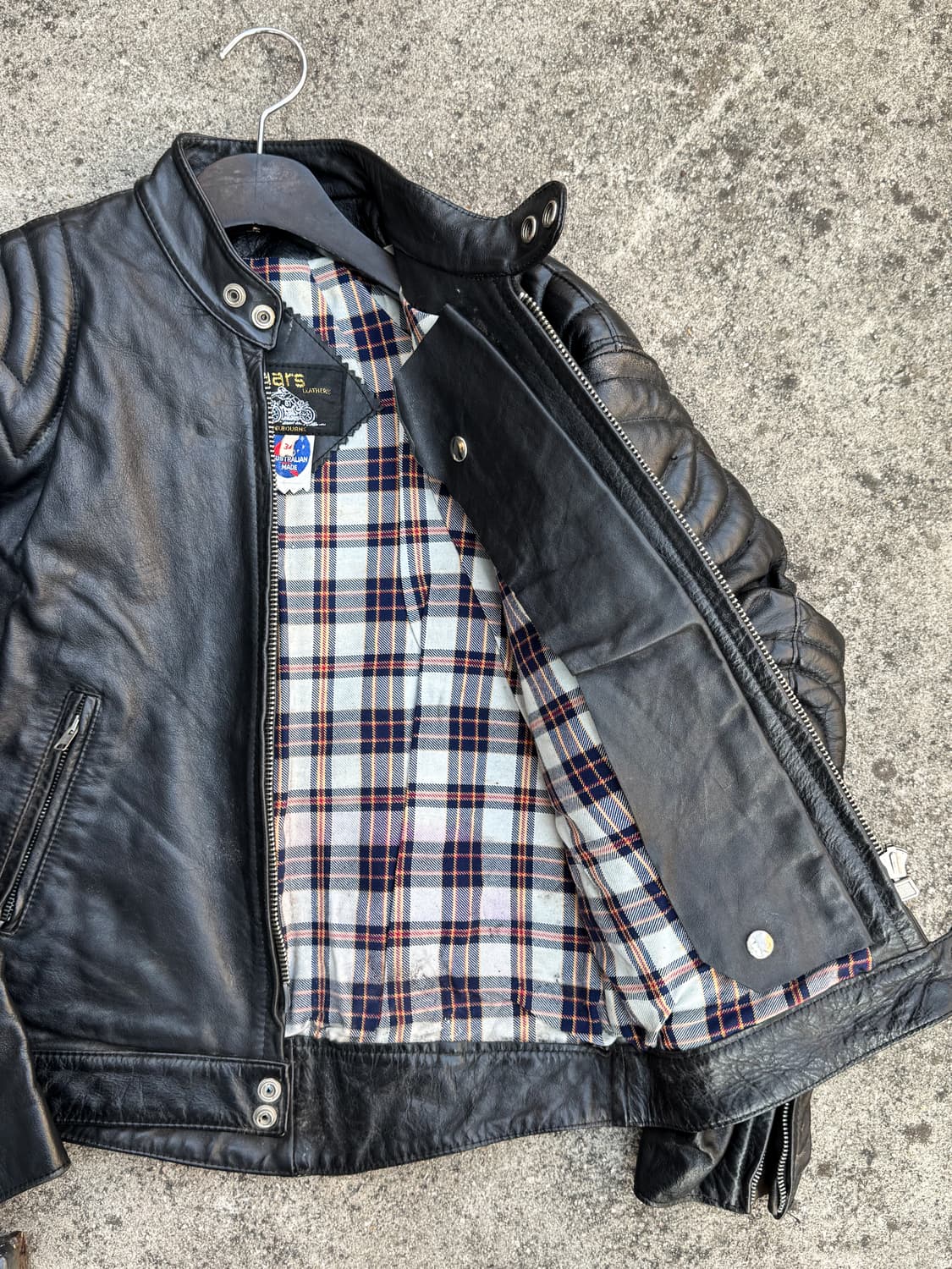 70’s Mars –  Leather Rider Jacket 상품이미지8