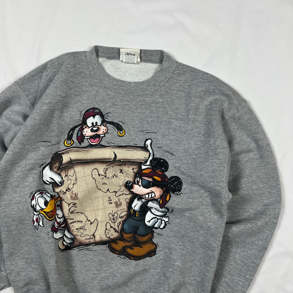 90‘s 디즈니 미키마우스 카툰 프린트 맨투맨 상품이미지2