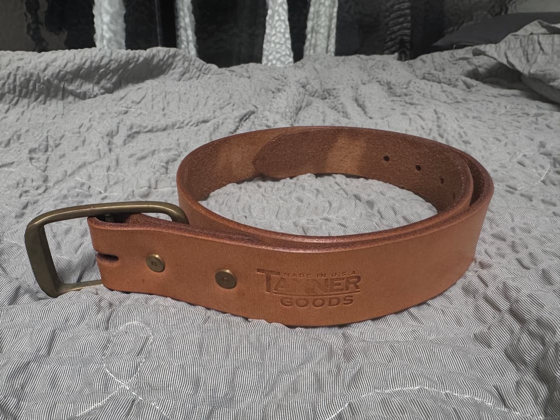 테너굿즈 스탠다드 벨트 내추럴 30인치 상품이미지1