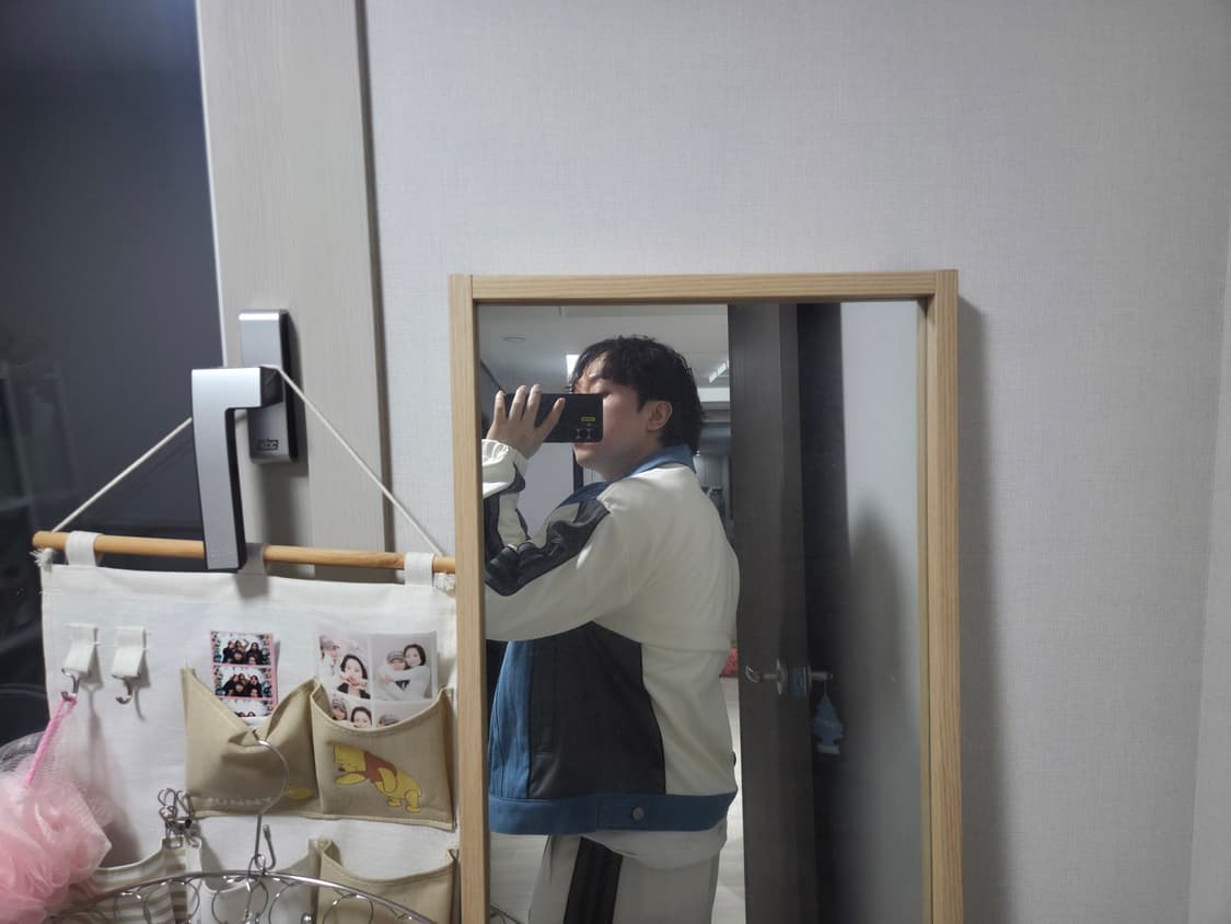 널디 데님져지세트 새상품 착샷 상의L 하의s 상품이미지3