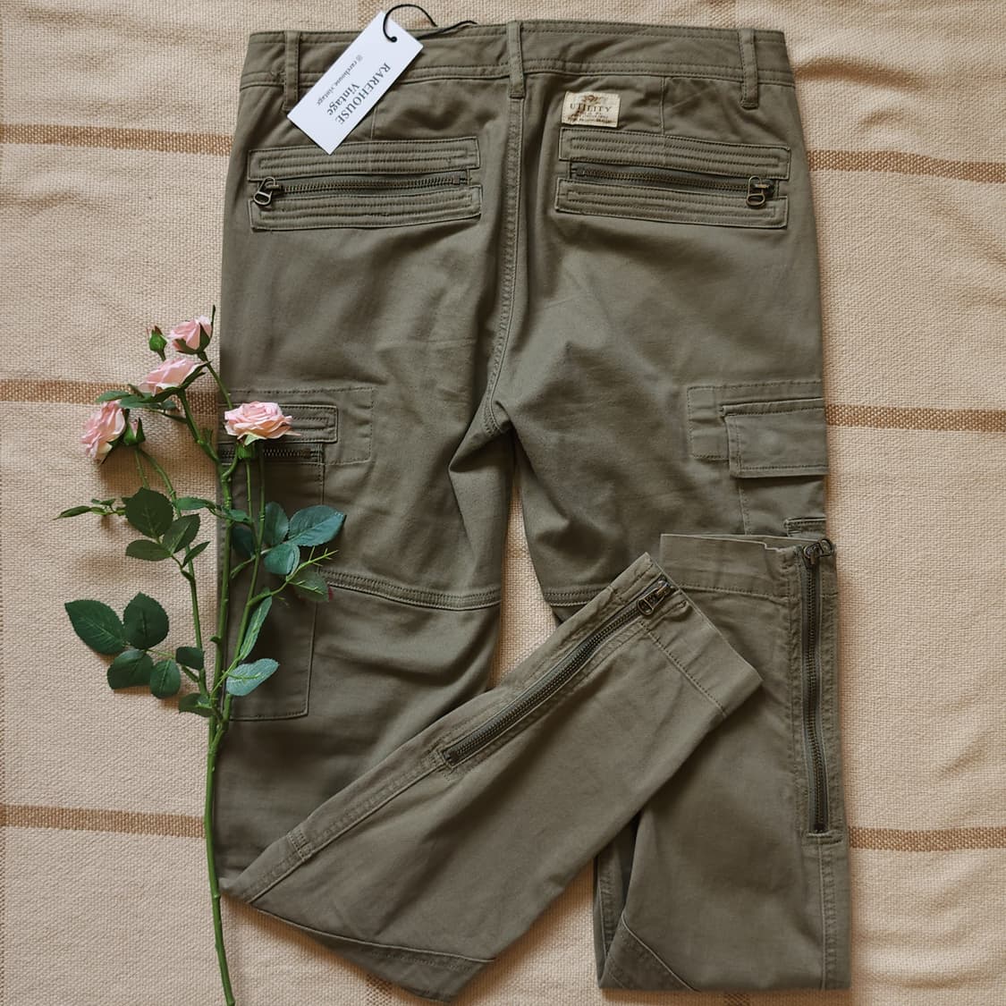 폴로 랄프로렌 바이커 팬츠 지퍼바지 여성용 4 상품이미지3