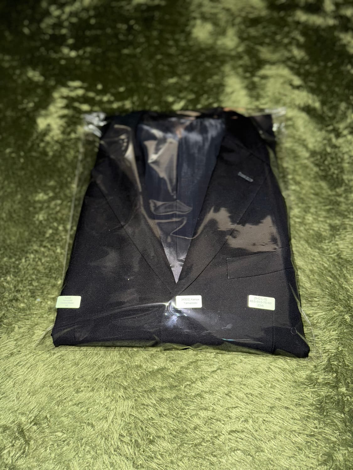 칸사이 야마모토 옴므 클래식 핏 블레이저 자켓 블랙 상품이미지10