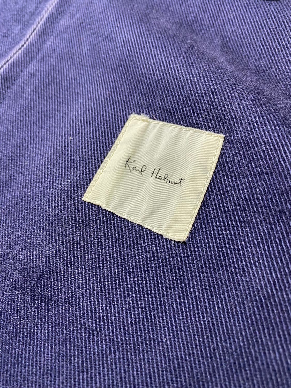 [M] 90s Karl Helmut 칼헬무트 아카이브 레더패치 워크자켓 상품이미지5