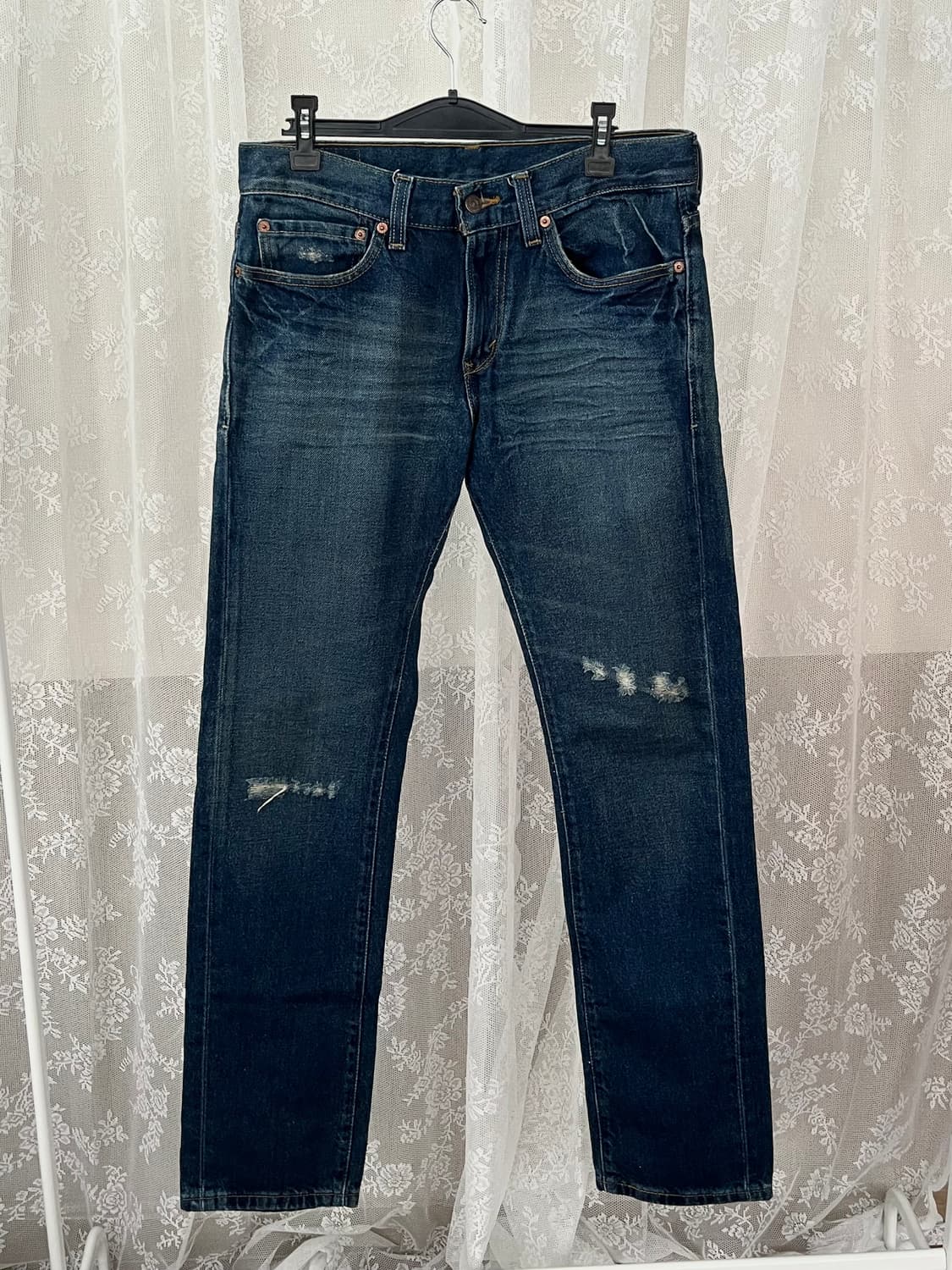 32) 리바이스 511 스키니 데님 팬츠 진청 상품이미지1