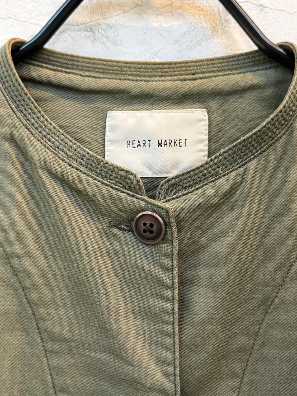 Heart Market 카라리스 워크 자켓 카키 F 상품이미지2