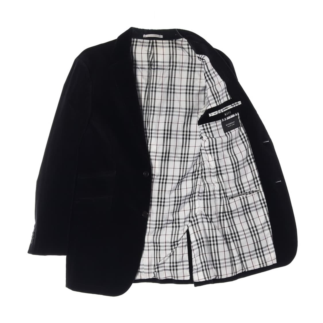 버버리 블랙라벨 벨벳 블레이저 M 상품이미지2